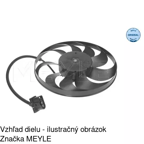 Ventilátor bez krytu / podpery POLCAR 952523U3 - obr. 4