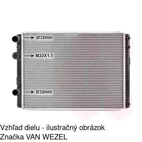 Chladiče vody 952808-1 /POLCAR/ - obr. 2