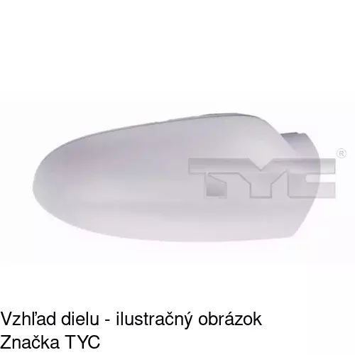 Rám vonkajšieho zrkadla POLCAR 953055PM - obr. 1