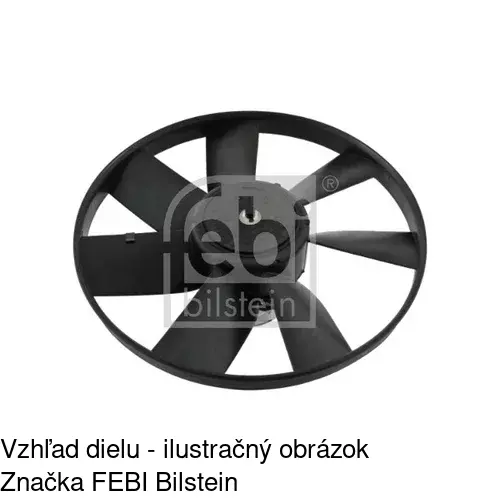 Ventilátor bez krytu / podpery POLCAR 953823U1-Q - obr. 4