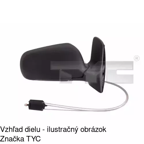 Vonkajšie zrkadlo POLCAR 955052-M - obr. 5