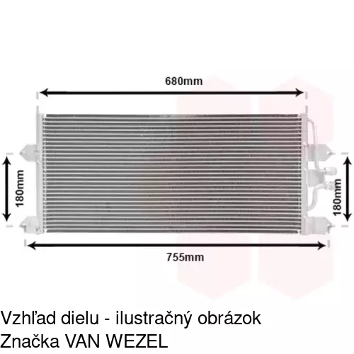 Chladiče klimatizácie POLCAR 9566K8C1 - obr. 2