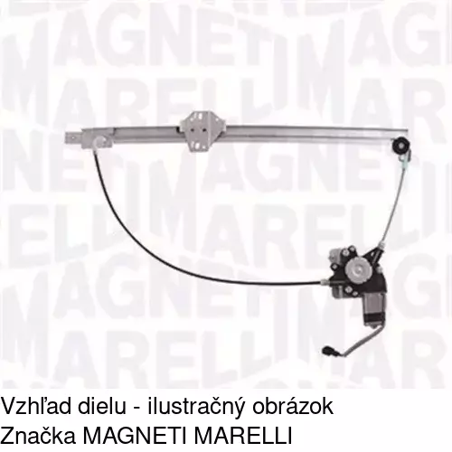 Manuálny mechanizmus okna dverí POLCAR 9566PSM2 - obr. 2