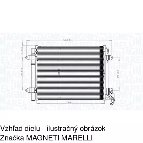 Chladiče klimatizácie POLCAR 9575K81X