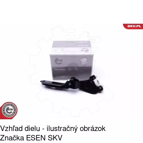 Vozík - kolieska pant posuvných dverí POLCAR 9575Z-71 - obr. 2