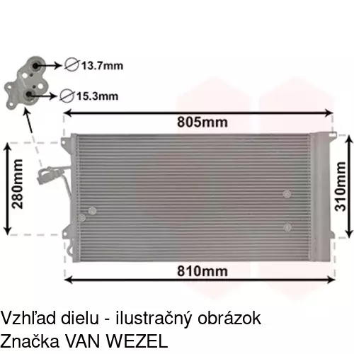 Chladiče klimatizácie POLCAR 9580K81X - obr. 4