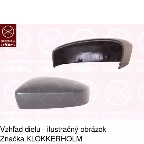 Rám vonkajšieho zrkadla POLCAR 95A154TM - obr. 3