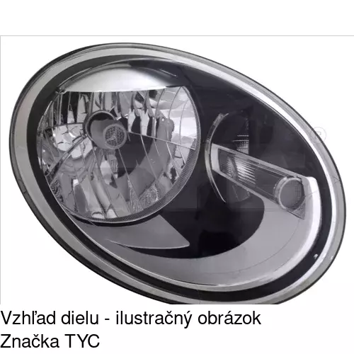 Hlavný reflektor POLCAR 95C110-E