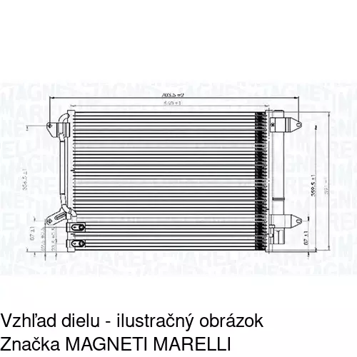 Chladiče klimatizácie POLCAR 95C1K81K