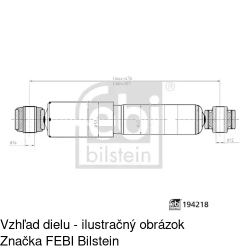 Plynový tlmič POLCAR S011480G - obr. 1