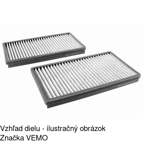 Kabínový filter s uhlíkom POLCAR S11-1018 - obr. 3