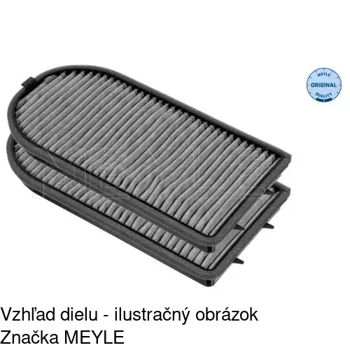 Kabínový filter s uhlíkom POLCAR S11-1033 - obr. 2