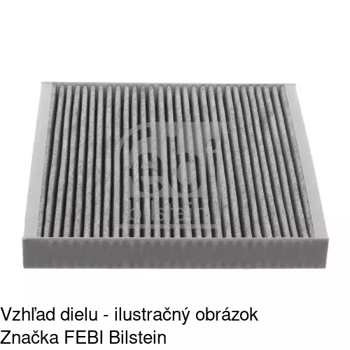 Kabínový filter s uhlíkom POLCAR S11-1052 - obr. 5