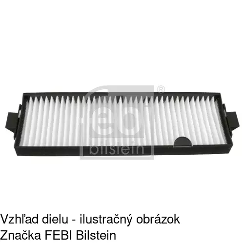 Kabínový filter s uhlíkom POLCAR S11-1073