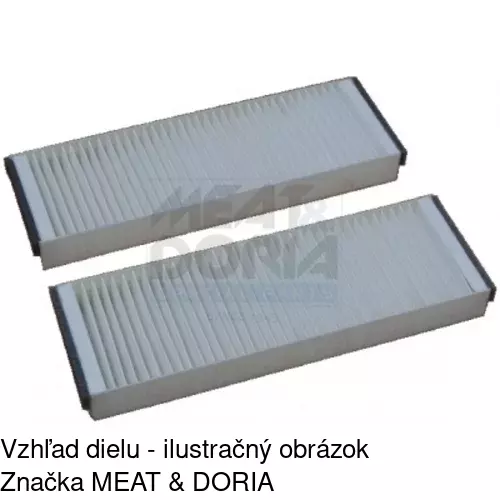 Kabínový filter s uhlíkom POLCAR S11-1088 - obr. 4