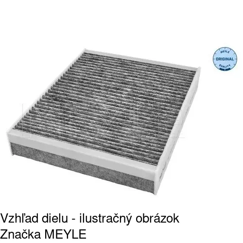 Kabínový filter s uhlíkom POLCAR S11-1096 - obr. 5