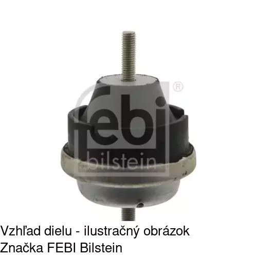 Silentblok motora S2257005 /POLCAR/ - obr. 2