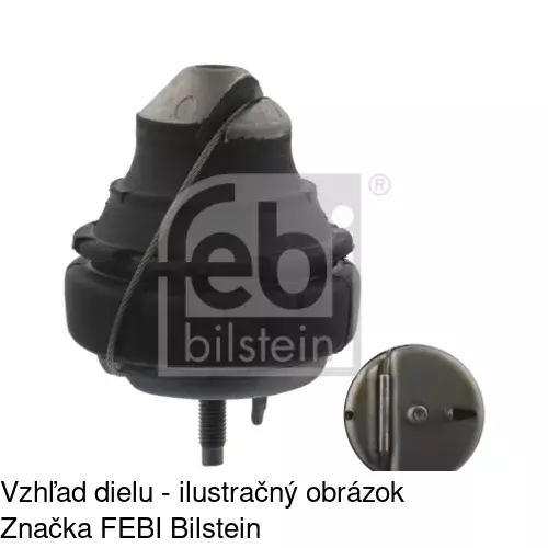 Silentblok motora POLCAR S2290008 - obr. 2