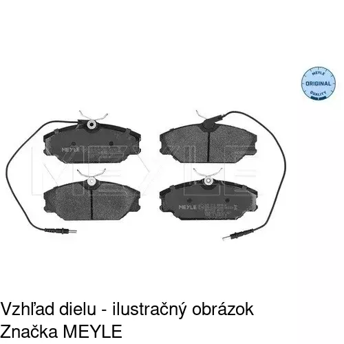 Brzdové dosky POLCAR S70-0019 - obr. 3