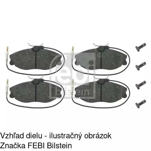 Brzdové dosky POLCAR S70-0052 - obr. 5