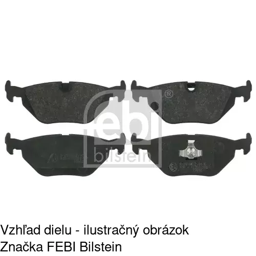 Brzdové dosky POLCAR S70-0071 - obr. 2