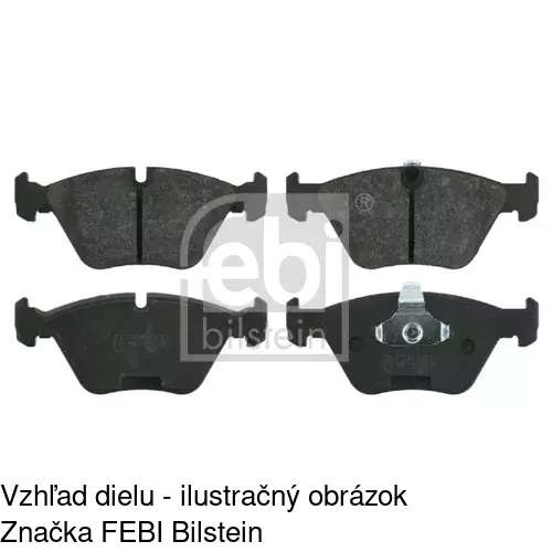 Brzdové dosky POLCAR S70-0074 - obr. 2