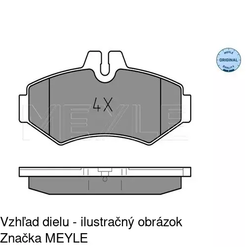 Brzdové dosky POLCAR S70-0079