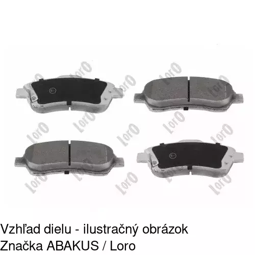 Brzdové dosky POLCAR S70-0121 - obr. 4