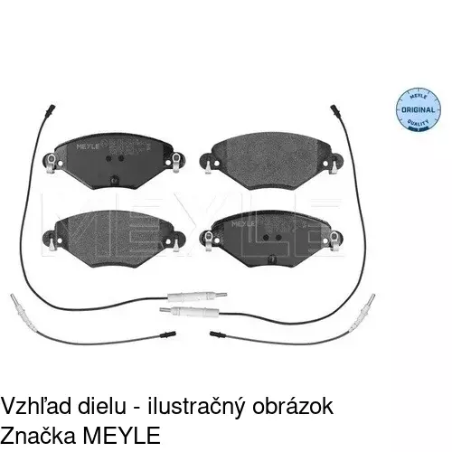 Brzdové dosky POLCAR S70-0160 - obr. 2