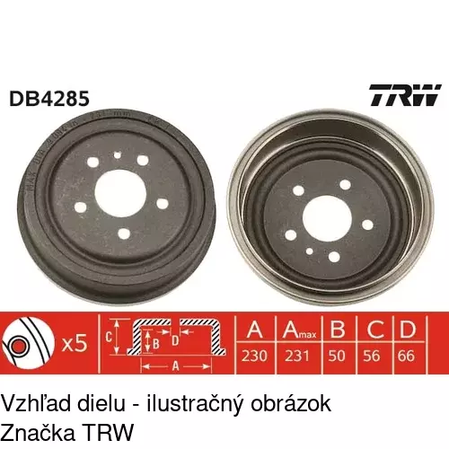 Brzdové dosky POLCAR S70-0171