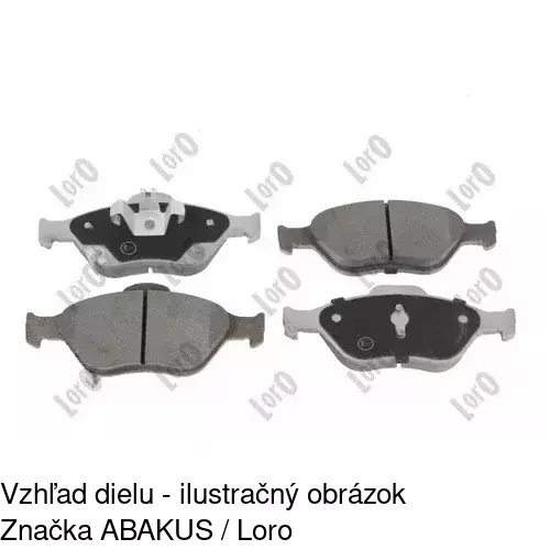 Brzdové dosky POLCAR S70-0190 - obr. 4