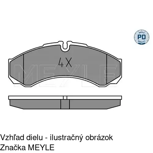 Brzdové dosky POLCAR S70-0200 - obr. 5