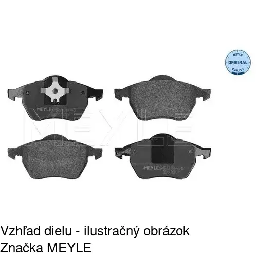 Brzdové dosky POLCAR S70-0201 - obr. 2