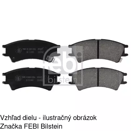 Brzdové dosky POLCAR S70-0259