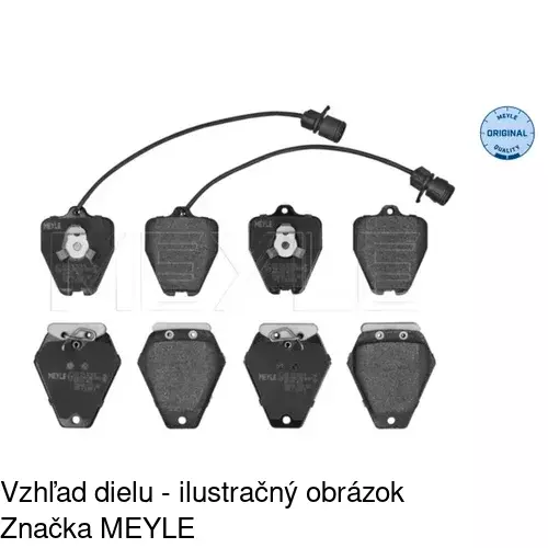 Brzdové dosky POLCAR S70-0271 - obr. 3