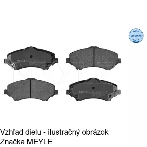 Brzdové dosky POLCAR S70-0273 - obr. 3