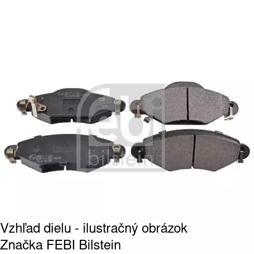 Brzdové dosky POLCAR S70-0282