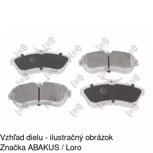 Brzdové dosky POLCAR S70-0284 - obr. 4