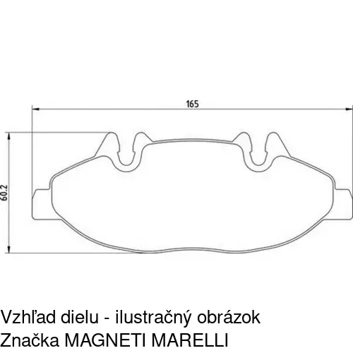 Brzdové dosky POLCAR S70-0314