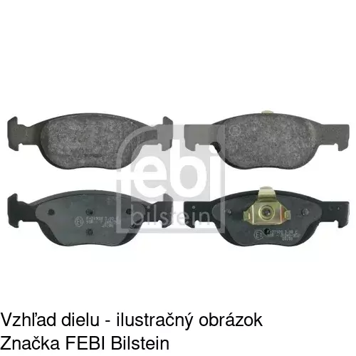 Brzdové dosky POLCAR S70-0330 - obr. 3