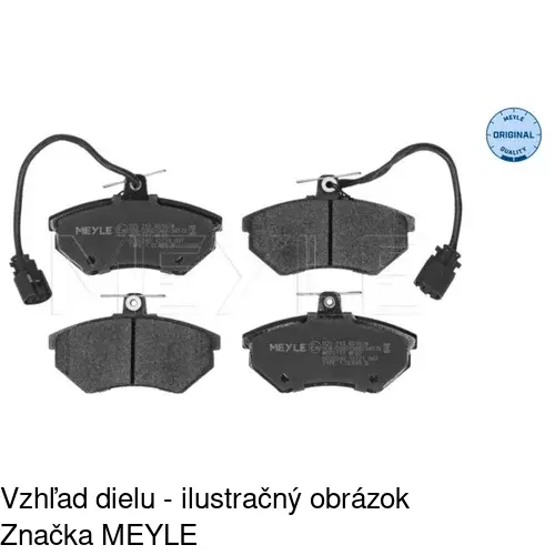 Brzdové dosky POLCAR S70-0392 - obr. 5