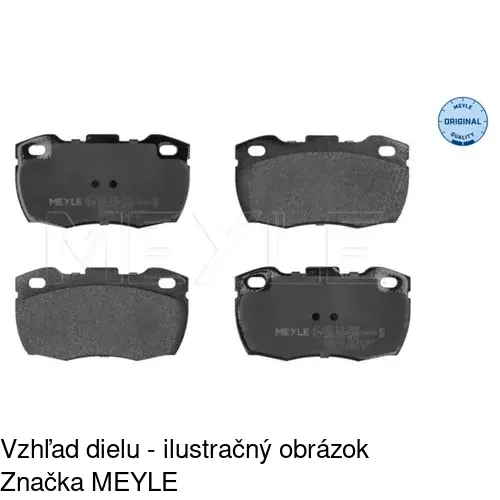 Brzdové dosky POLCAR S70-0405 - obr. 2