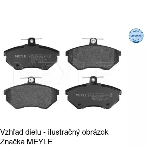 Brzdové dosky POLCAR S70-0407 - obr. 3