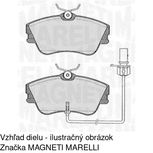 Brzdové dosky POLCAR S70-0411 - obr. 3