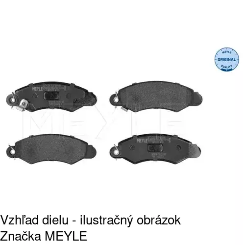 Brzdové dosky POLCAR S70-0422 - obr. 3