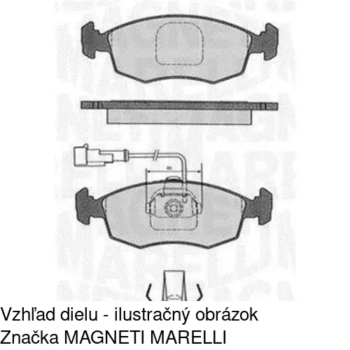 Brzdové dosky POLCAR S70-0449 - obr. 5