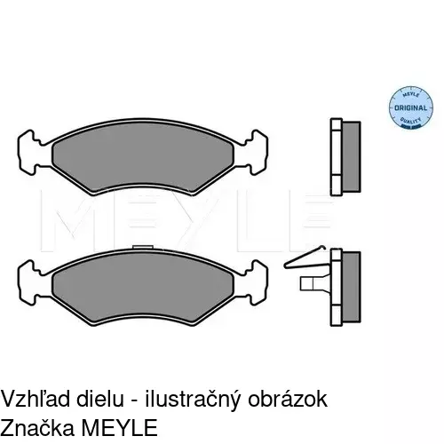 Brzdové dosky POLCAR S70-0466 - obr. 4