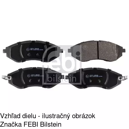 Brzdové dosky POLCAR S70-0473 - obr. 2