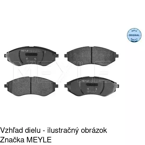 Brzdové dosky POLCAR S70-0473 - obr. 3