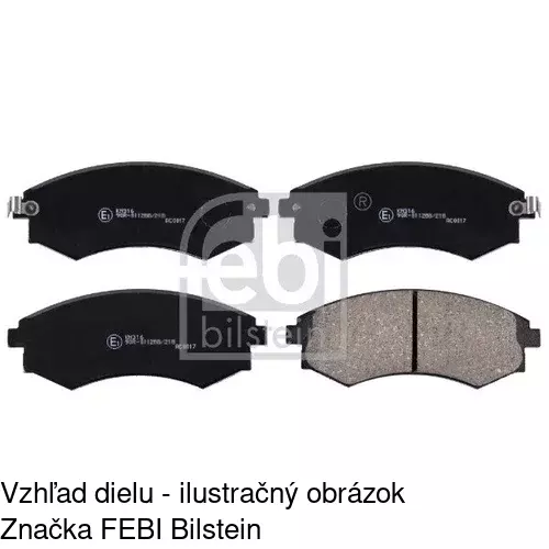 Brzdové dosky POLCAR S70-0474 - obr. 3